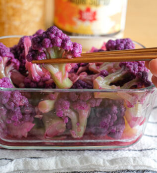 週一提案，酸甜紫花耶菜